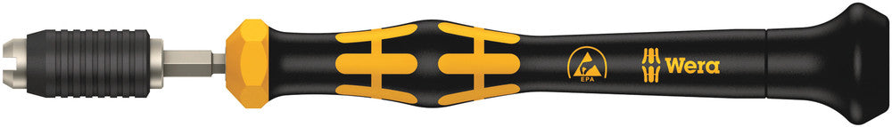 1460 ESD Kraftform Micro torque screwdrivers, with factory pre-set value (0.02-0.11 Nm) and quick-release chuck, 1460 ESD x 0.035 Nm