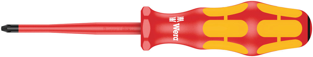 165 iS PZ VDE Insulated screwdriver with reduced blade diameter for Pozidriv screws