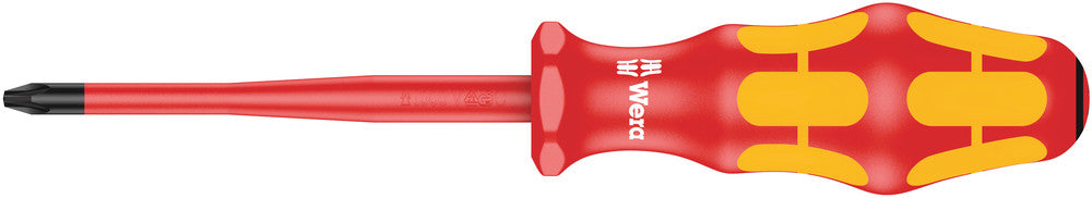 165 iS PZ VDE Insulated screwdriver with reduced blade diameter for Pozidriv screws