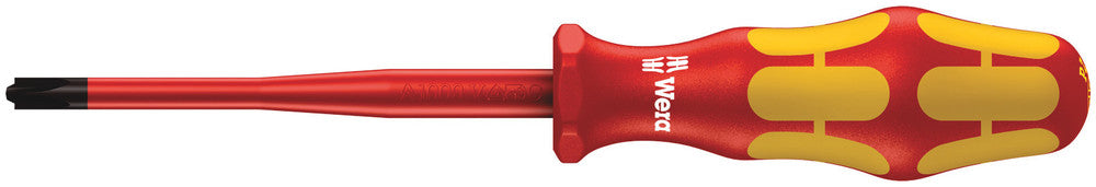 165 iSS PZ/S VDE Insulated screwdriver with reduced blade diameter for PlusMinus screws