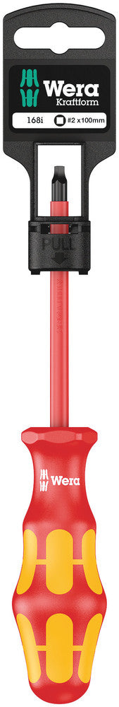 168 i SB VDE Insulated Screwdriver for Square Socket Head Screws