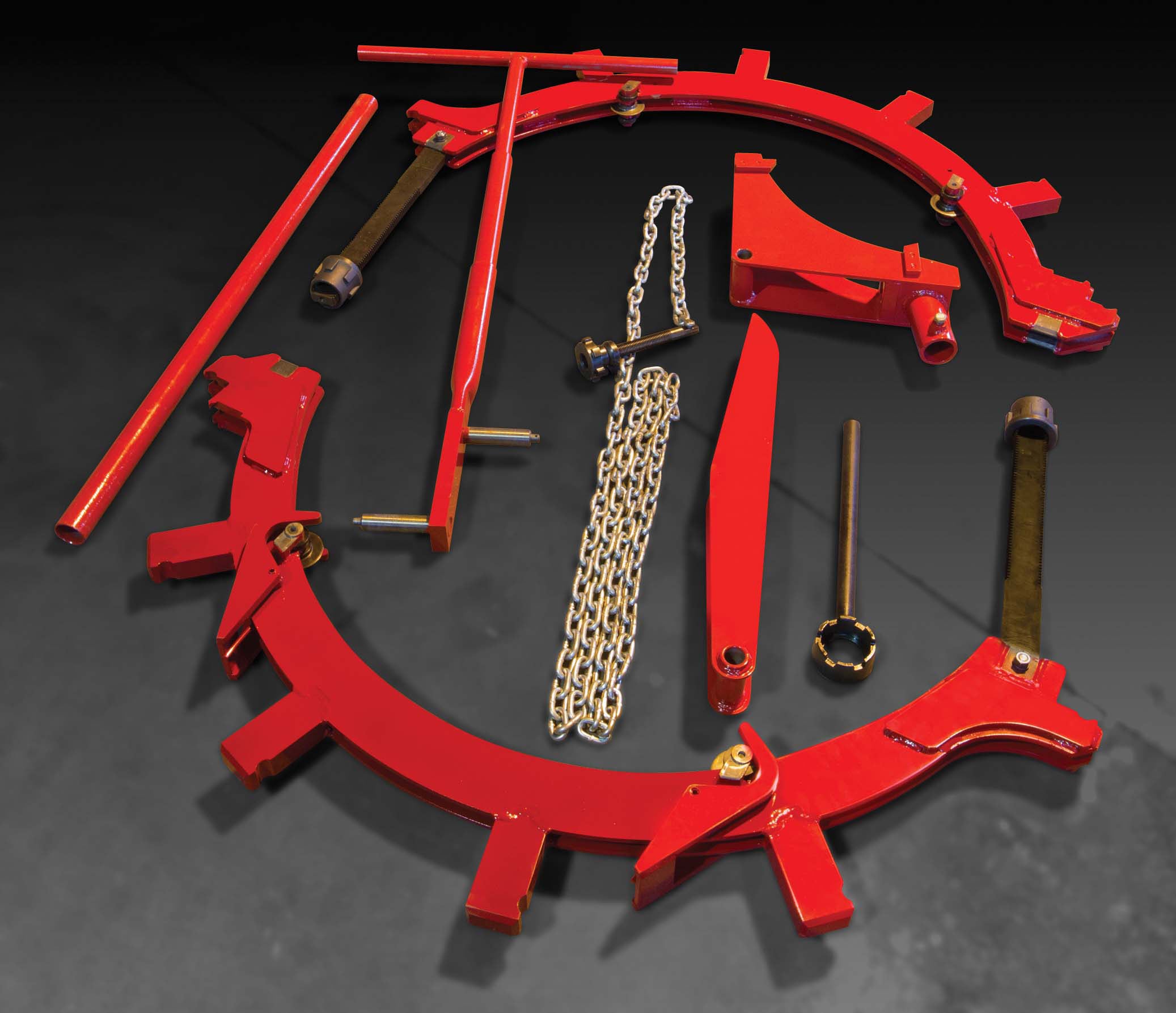 Cortador giratorio Reed Tool RC42S para tubos de acero de 40 a 42 pulgadas