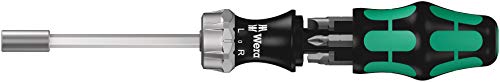 Wera 05073661002 Kraftform Kompakt 27 RA – Slotted Ratcheting Screwdriver with 1/4” Head