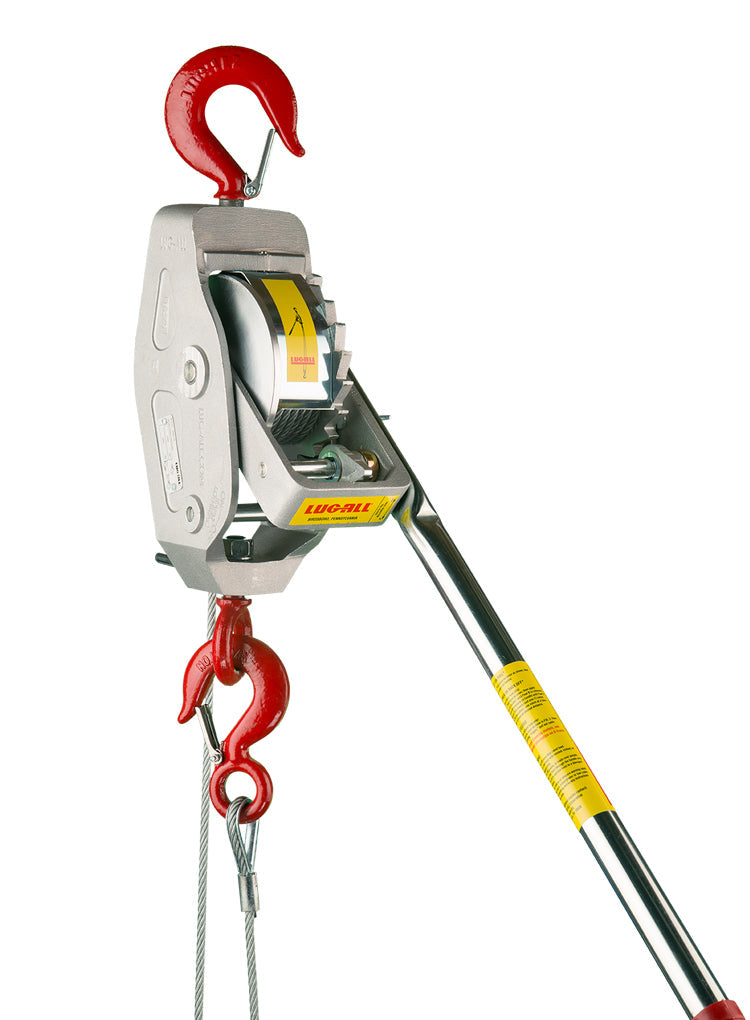 Lug-All 447-3000-30SH 1-1-2Ton Cable Winch-Hoist W-Latch Hook Medium