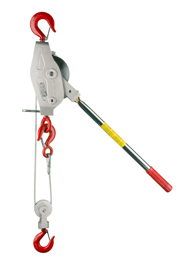 Lug-All 447-3000-30SH 1-1-2Ton Cable Winch-Hoist W-Latch Hook Medium