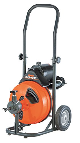 General Wire P-XP-C Mini-Rooter XP Drain Cleaner with Power Cable Feed and 1/2" x 50' Cable