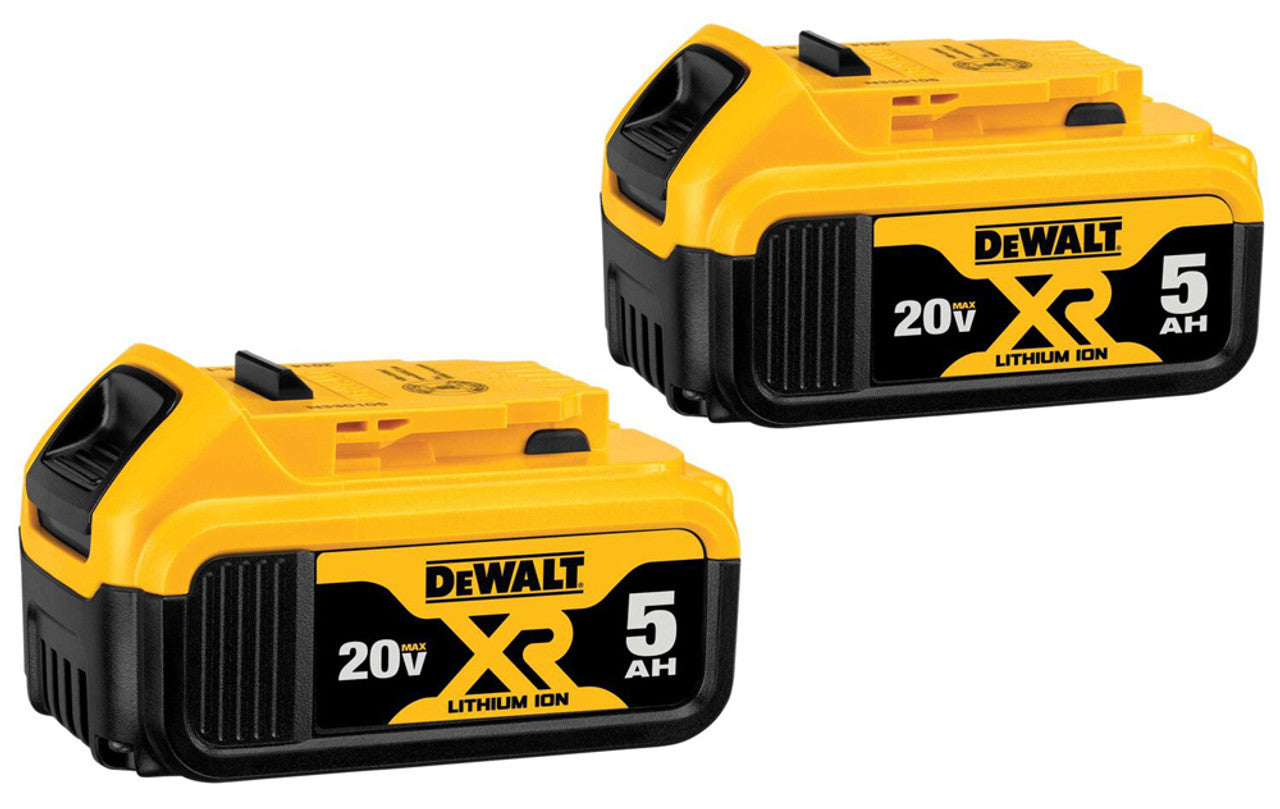 Dewalt 20V MAX LI-ION BATTERY 2-PACK (5.0 AH)