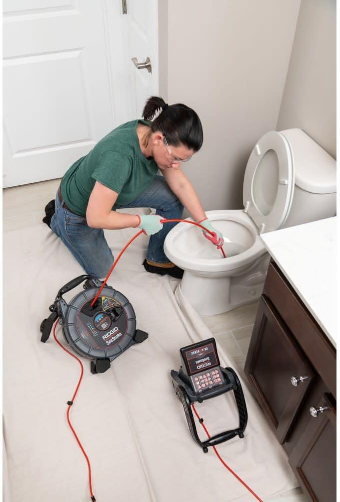 RIDGID 70023 SeeSnake® microDRAIN APX with TruSense Technology, HDR Image Sensor, High-Efficiency LEDs, TiltSense Inclinometer