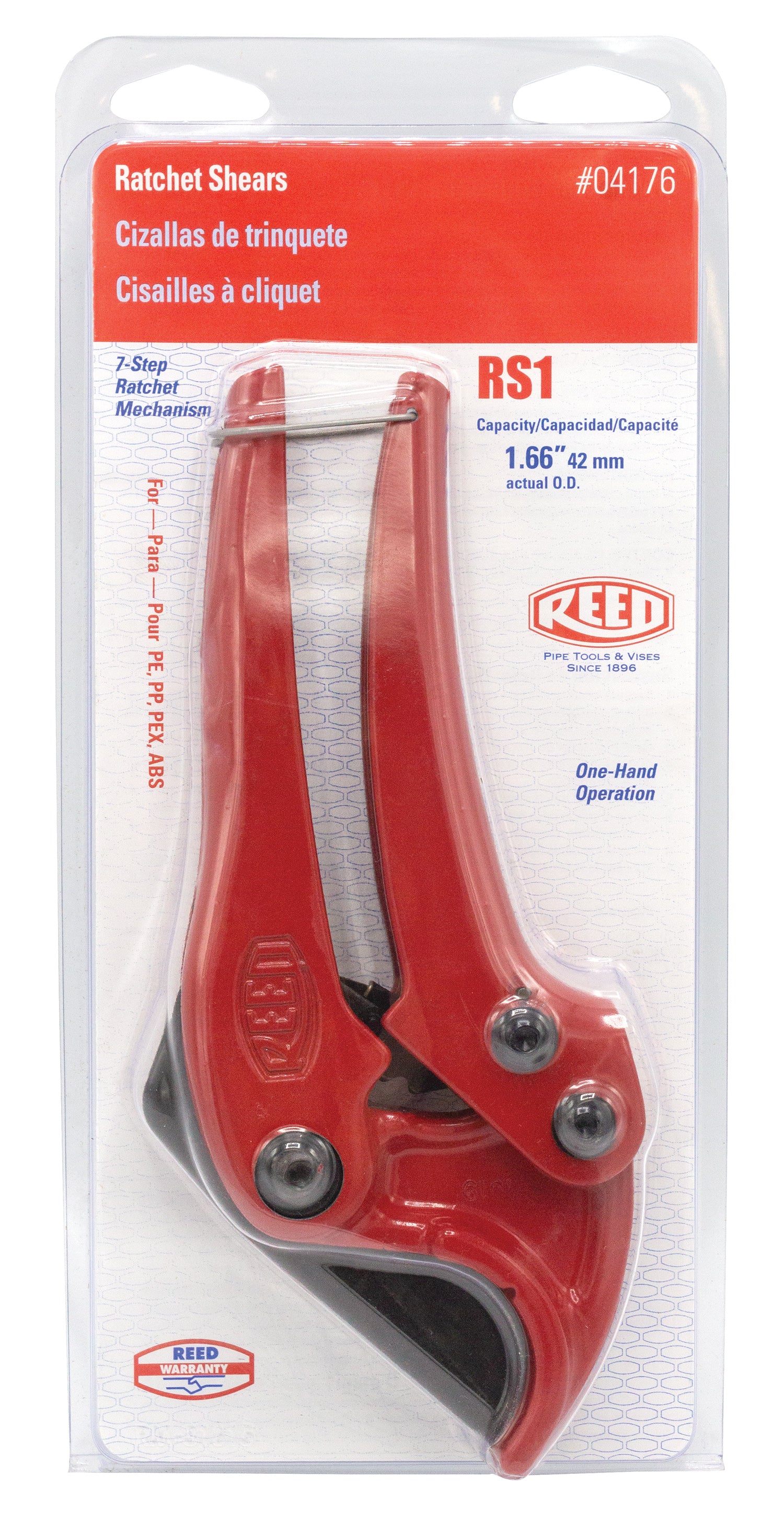 REED Tool RS1 Ratchet Shears, 1-1/2-Inches - Tools - Proindustrialequipment
