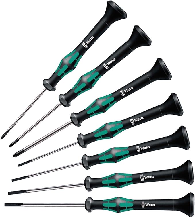 WERA 05345271001 - Kraftform Micro Slotted/Phillips Precision Screwdriver Set