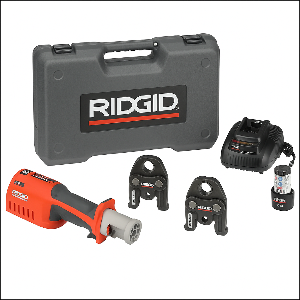 RIDGID 57363 RP 241 Press Tool Kit – 1/2” to 1 1/4” Capacity - FULL KIT