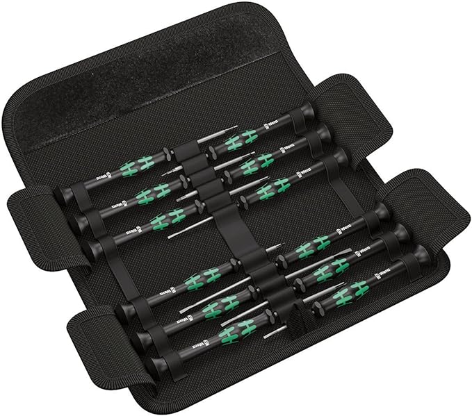 Wera Kraftform Micro Set 12 SB 1 – 12-Piece Screwdriver Set for Electronic Applications