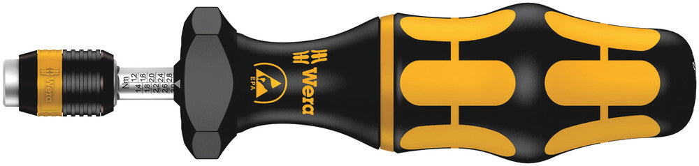 Series 7400 ESD Kraftform adjustable torque screwdrivers with Rapidaptor quick-release chuck