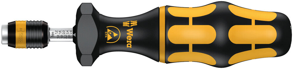 Series 7400 ESD Kraftform adjustable torque screwdrivers with Rapidaptor quick-release chuck