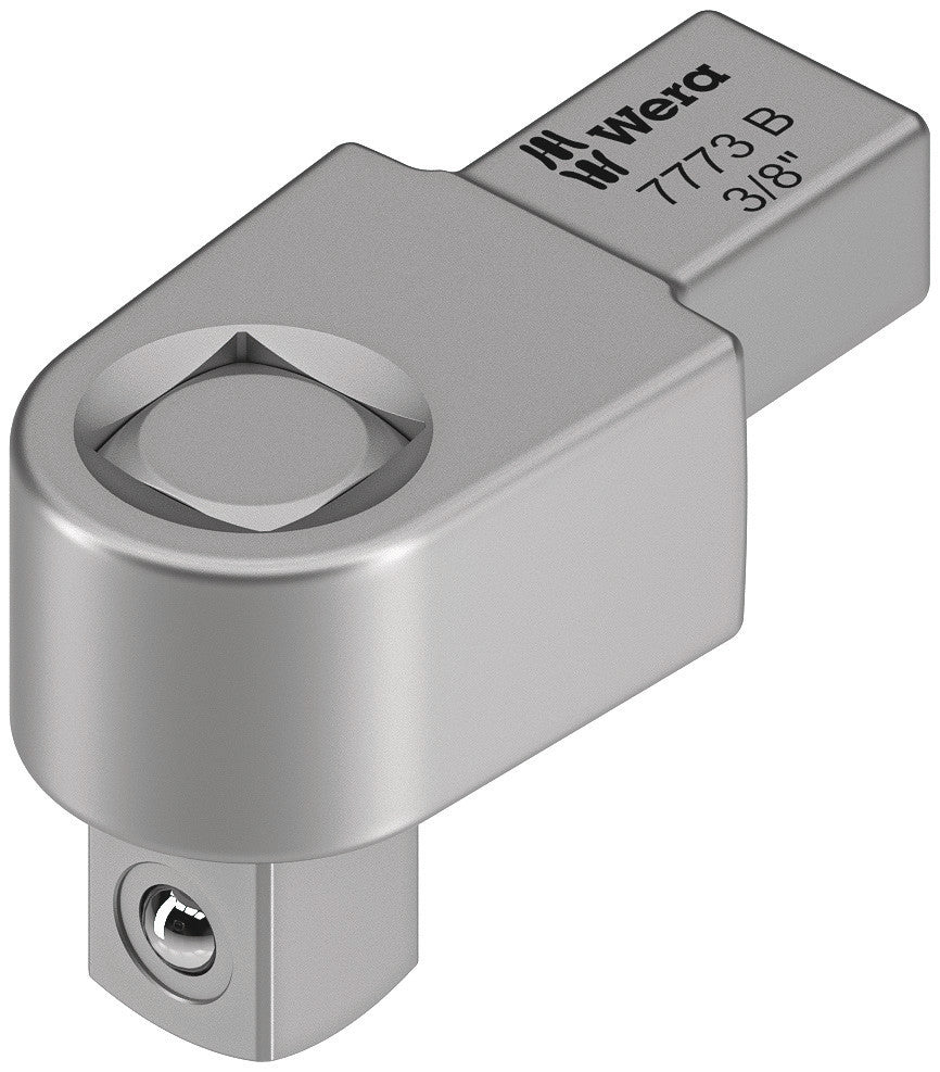 7773 B Square drive insert, 9x12 mm, 9x12 x 3/8" x 44 mm