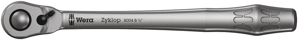 8004 B Zyklop Metal Ratchet with switch lever and 3/8" drive, 3/8" x 222 mm
