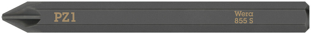 855 S Pozidriv Bits for Impact Screwdrivers in 70 mm