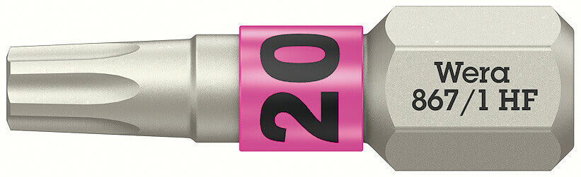 867/1 TORX® HF Bits with holding function, TX 10 to 40 mm