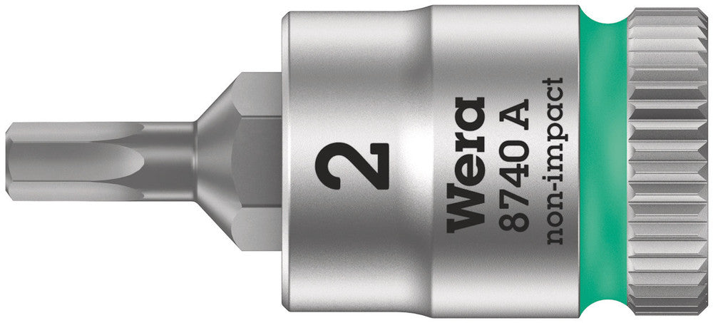 8740 A Zyklop Bit Socket, 1/4" Drive, 28 mm