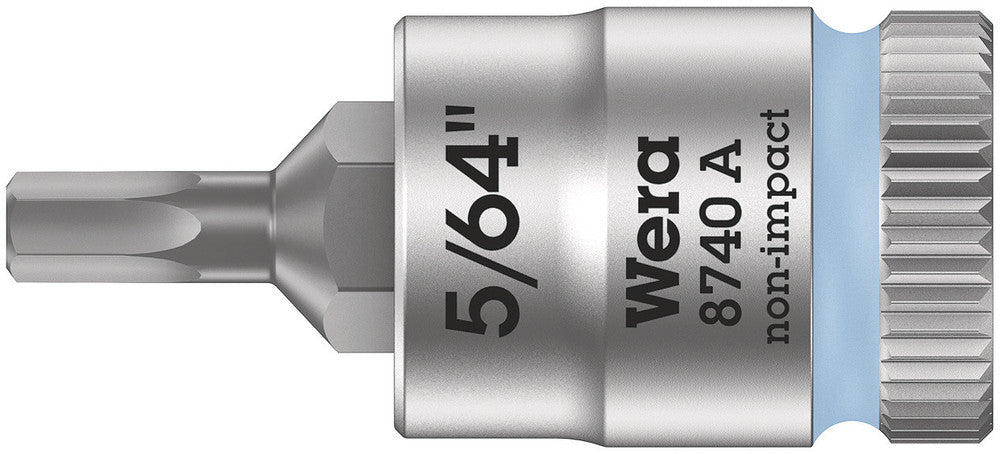 8740 A Zyklop Bit Socket, 1/4" Drive, 28 mm