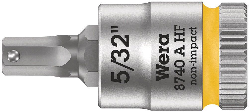 8740 A HF Zyklop bit socket with holding function, 1/4" drive