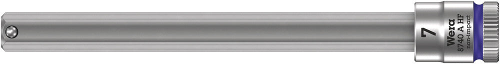8740 A HF Zyklop bit socket with holding function, 1/4" drive