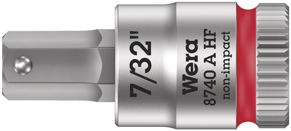 8740 A HF Zyklop bit socket with holding function, 1/4" drive