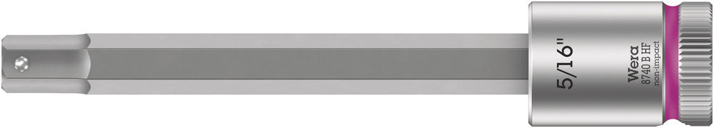 8740 B HF Zyklop Bit Socket with Holding Function, 3/8" Drive