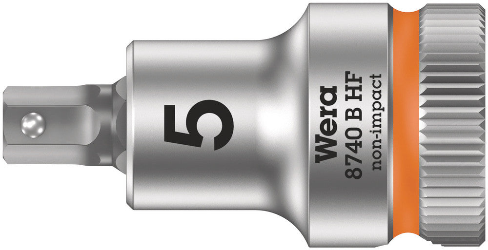 8740 B HF Zyklop Bit Socket with Holding Function, 3/8" Drive