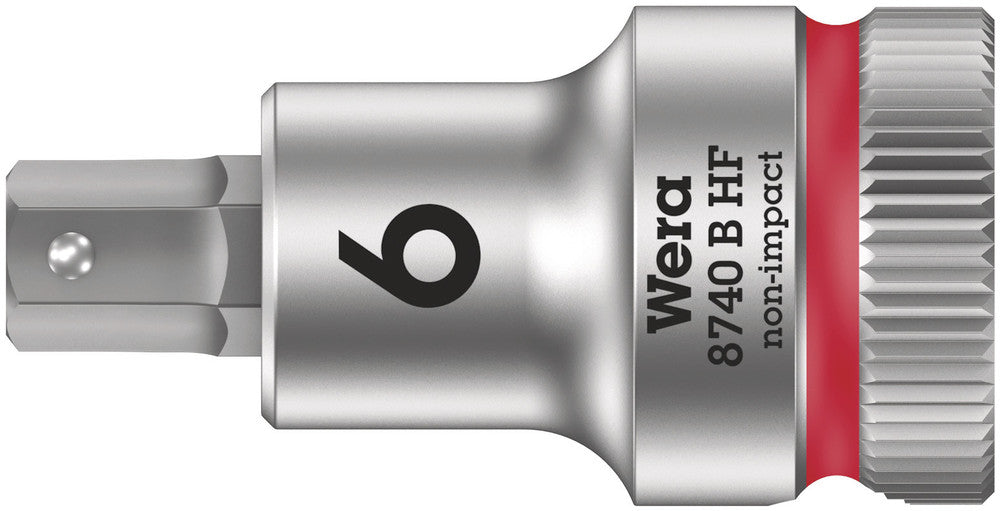8740 B HF Zyklop Bit Socket with Holding Function, 3/8" Drive