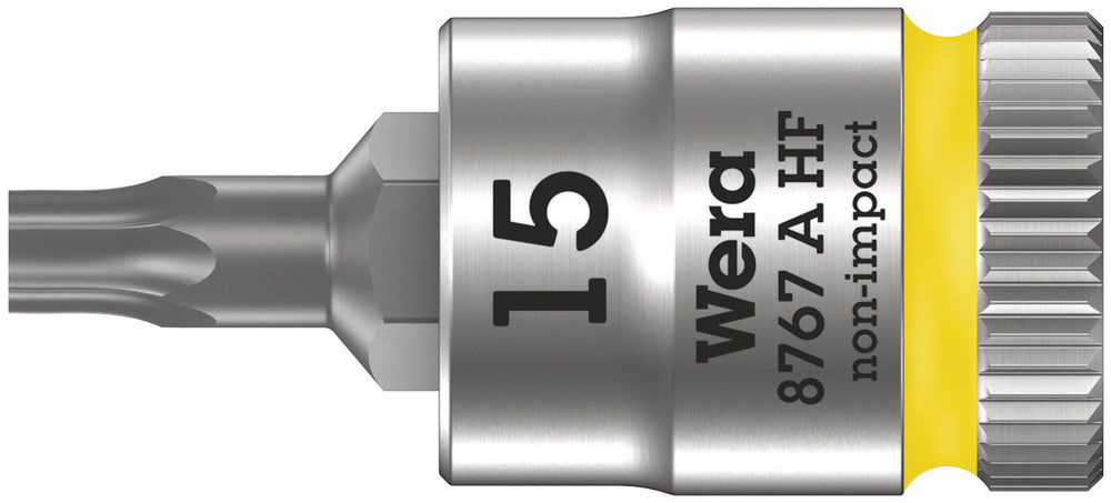 8767 A HF TORX® Zyklop bit socket with holding function, 1/4" drive