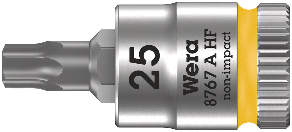 8767 A HF TORX® Zyklop bit socket with holding function, 1/4" drive