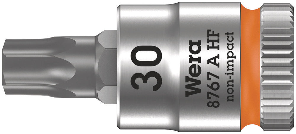 8767 A HF TORX® Zyklop bit socket with holding function, 1/4" drive