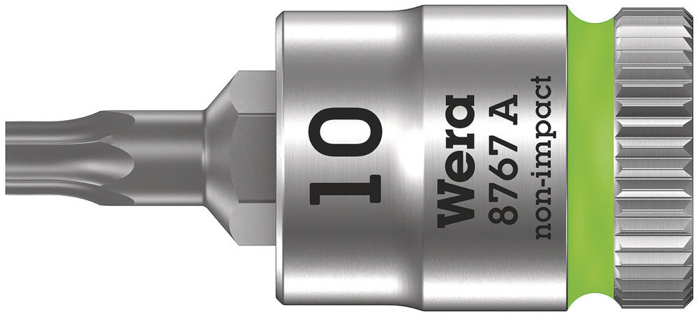 8767 A TORX® Zyklop Bit Socket, 1/4" Drive, TX 10-30 x 28 mm
