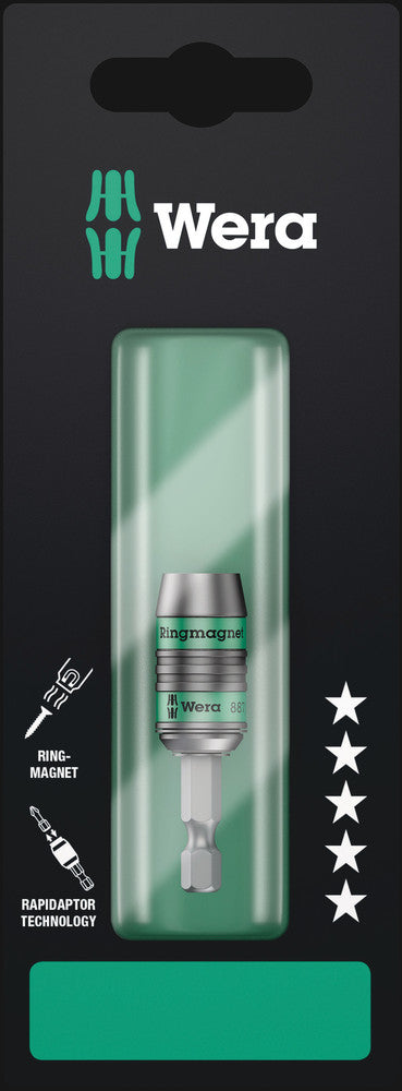 887/4 RR SB Rapidaptor Universal Bit Holder with ring magnet, 1/4" x 57 mm