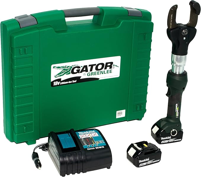 Greenlee ESC50LX11 Cable Cutter, 120V Charger & Case