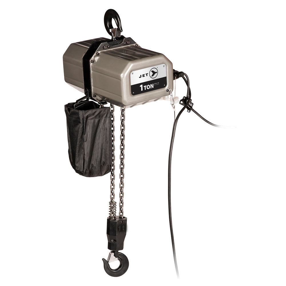 JET 107503 1-Ton JEH Series Electric Chain Hoist with Overload Protection - 115V/230V
