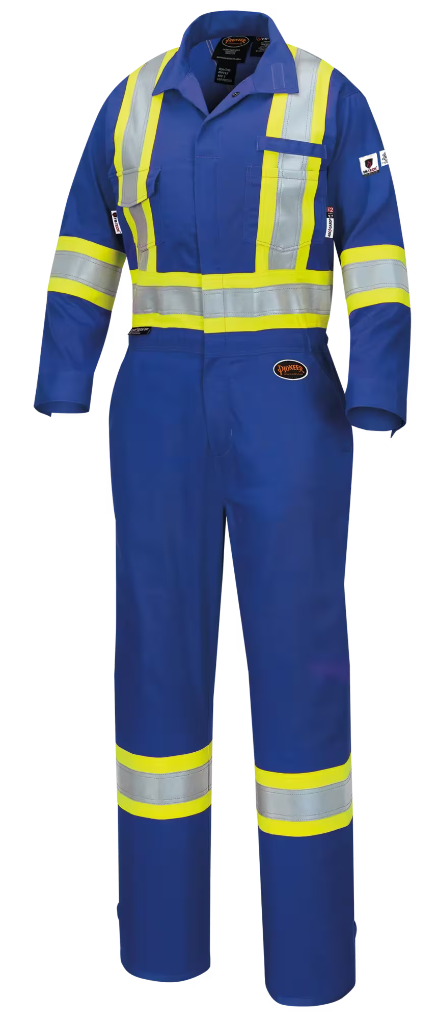 Pioneer Women's FR-Tech® Hi-Vis 88/12 7 oz FR/ARC–Rated Safety Coveralls – Hi-Vis Orange
