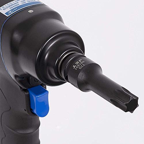 Juego de vasos de impacto con puntas TORX profesionales regulares de 10 piezas con accionamiento Jet de 1/2 pulgada, 610326