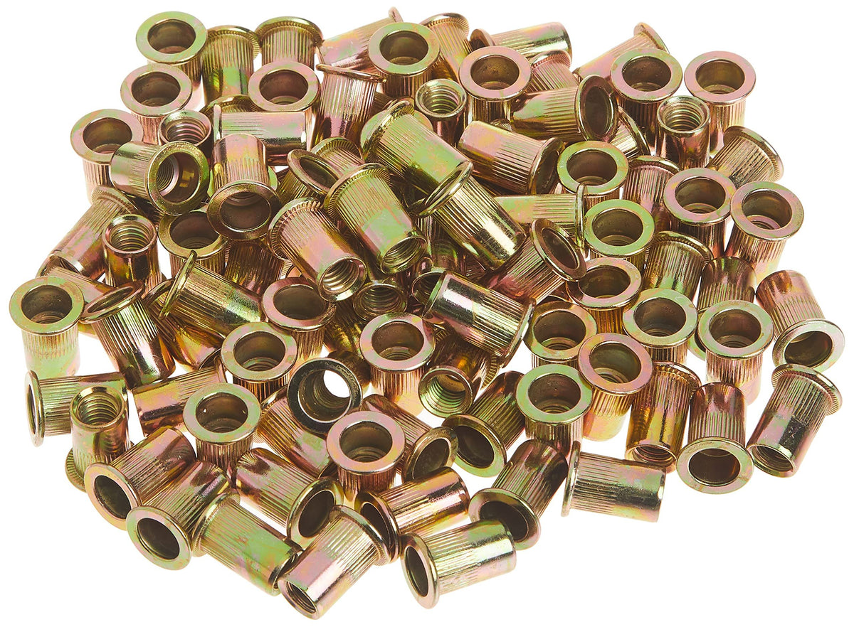 Herramienta neumática Astro RN516 Tuercas remachables de acero de 5/16"-18, 100 piezas