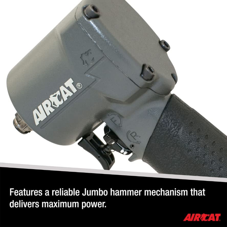 AirCat 1057-TH : 1/2" Compact Impact Wrench 500 Ft-Lbs