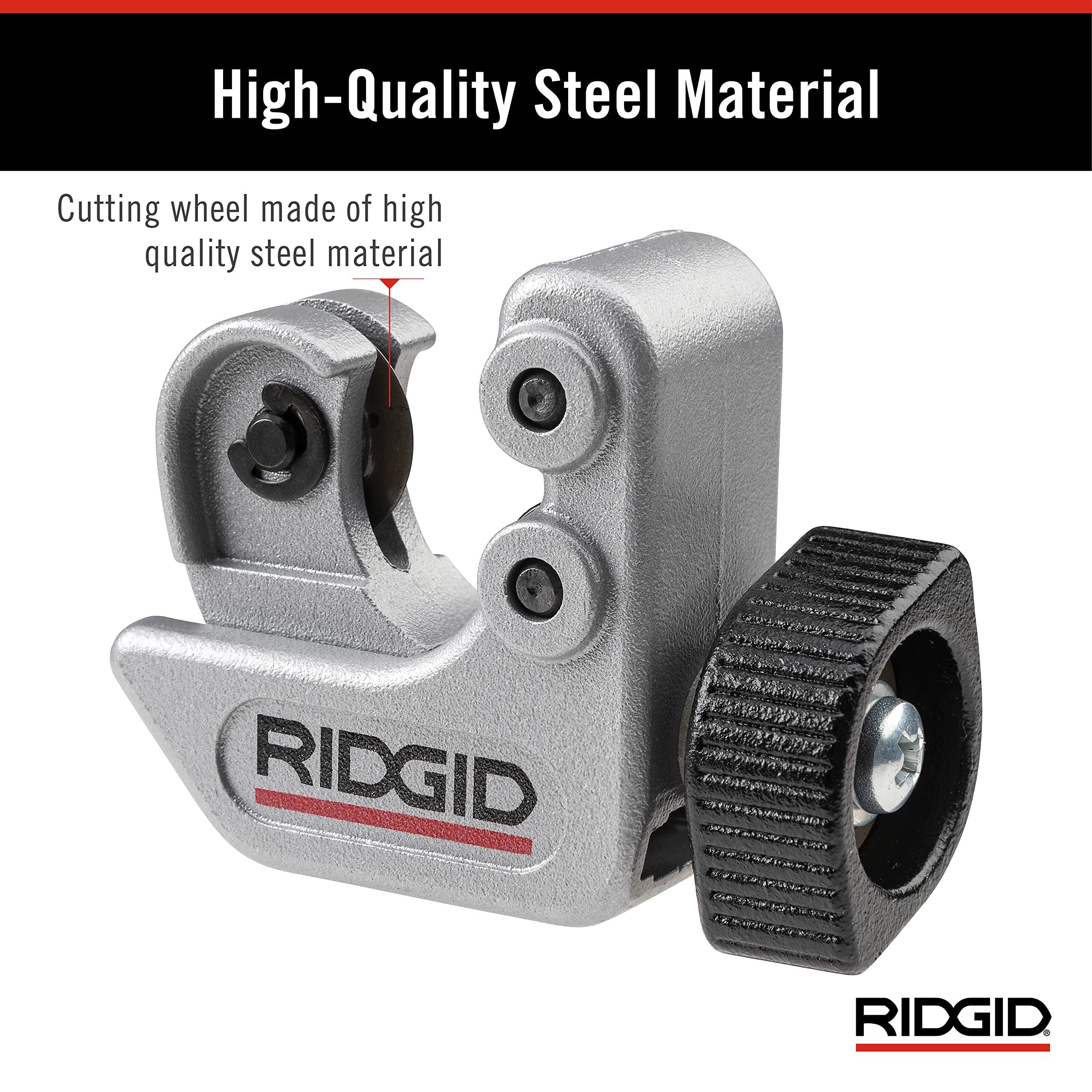 Ridgid Tools 40617 Coupe-tube 1/4" à 1-1/8" pour quartiers rapprochés