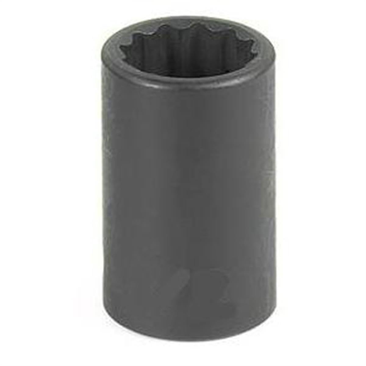 Gris Neumático (1112M) Dado estándar de 12 puntos con accionamiento de 3/8" x 12 mm