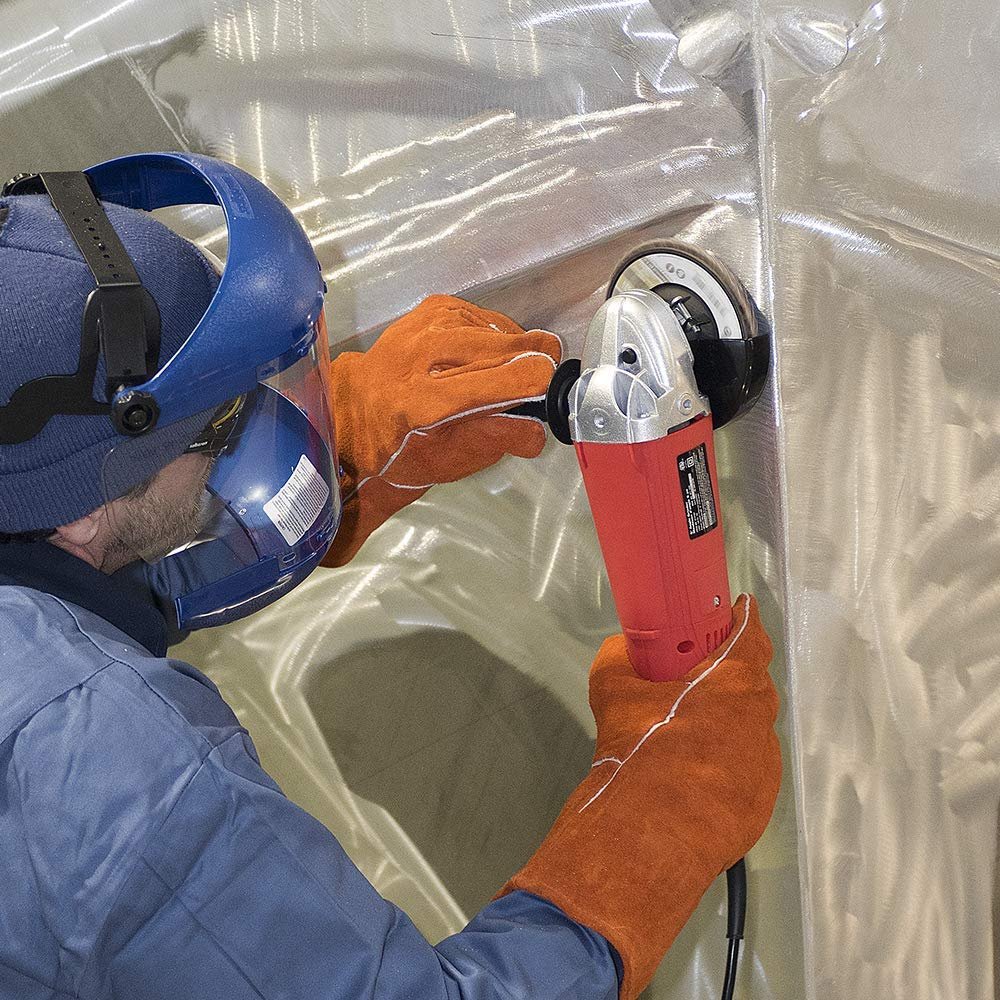 ITC Professional 5" Easy Wheel Change Electric Angle Grinder, 9 Amp 120V Motor, 11707