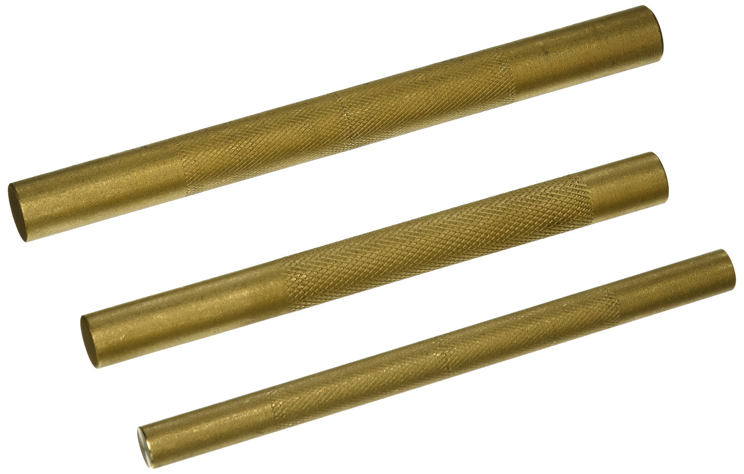 S&G Tool Aid 14270 3-Piece Drift Pin Set, Brass