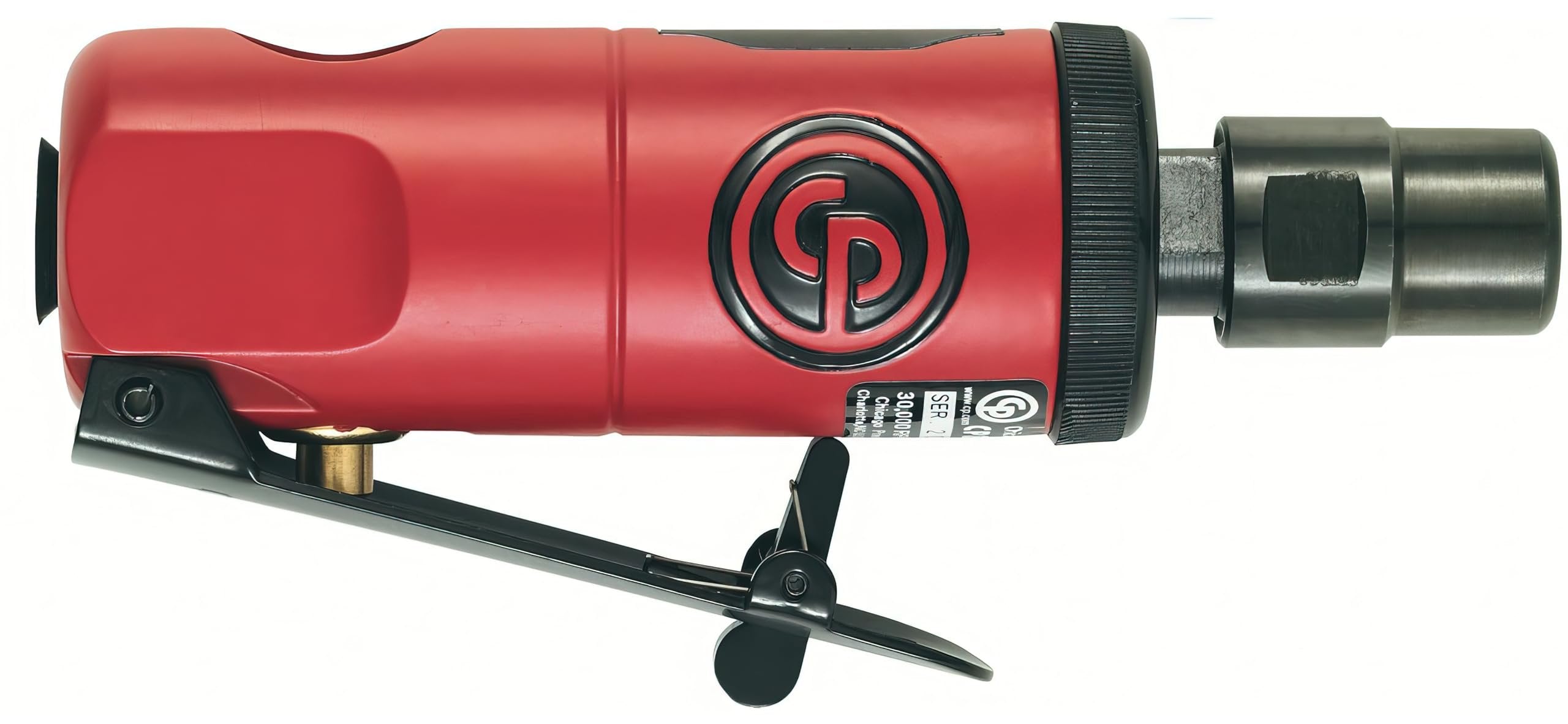 Chicago Pneumatic CP876 General Maintenance Mini Die Grinder with 1/4-Inch and 6mm Collets