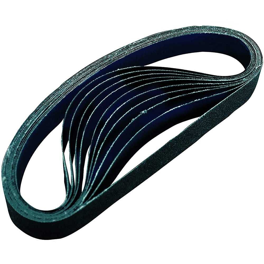 Astro Pneumatique Outil 303780Z Zircone Grain 80 Bande abrasive 1/2" x 18-10pc