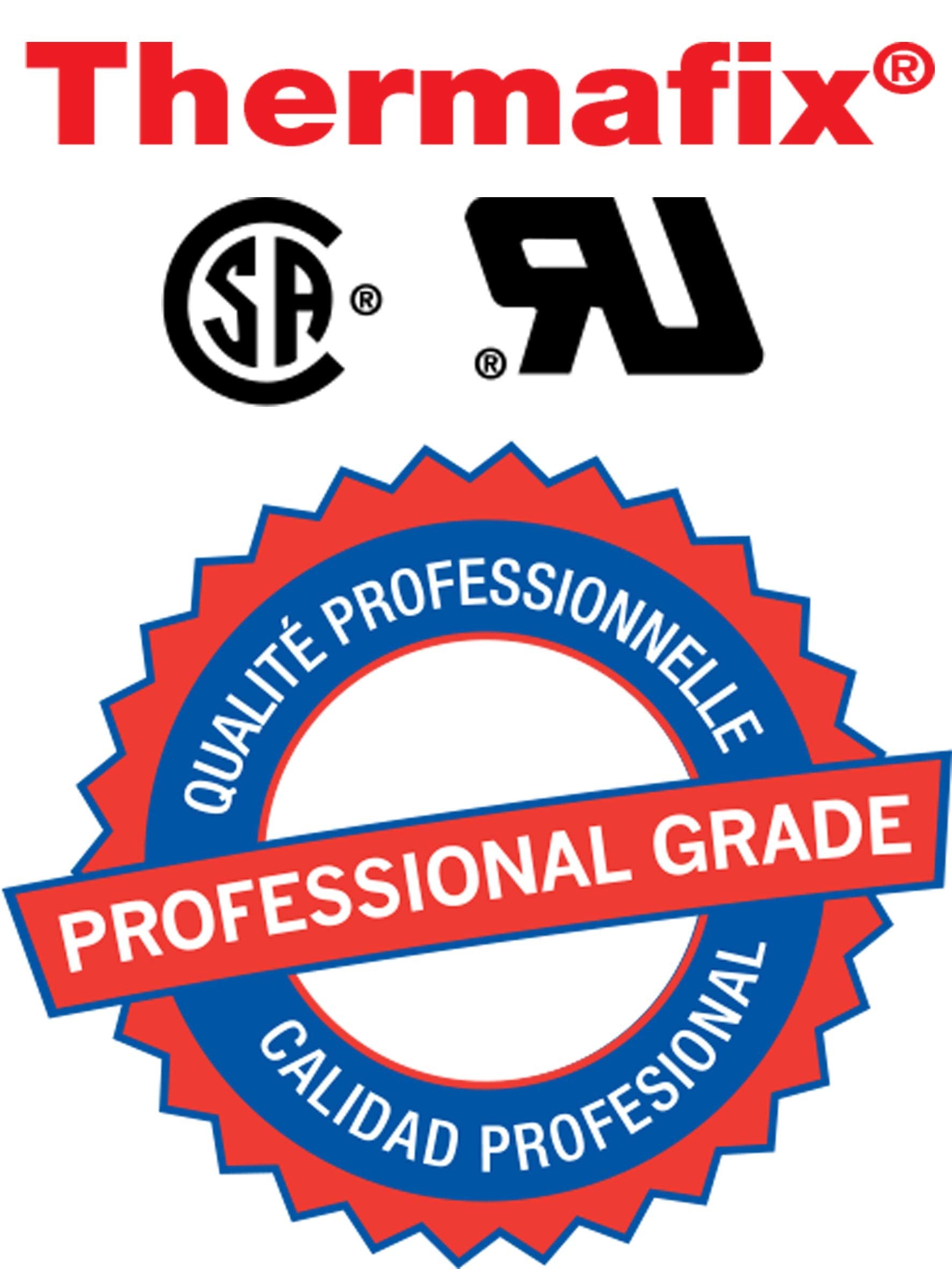 Tube thermorétractable semi-rigide à double paroi Thermafix Plus (0,293" de diamètre - 6" de longueur) 12 pièces - Rapport de rétrécissement 4:1