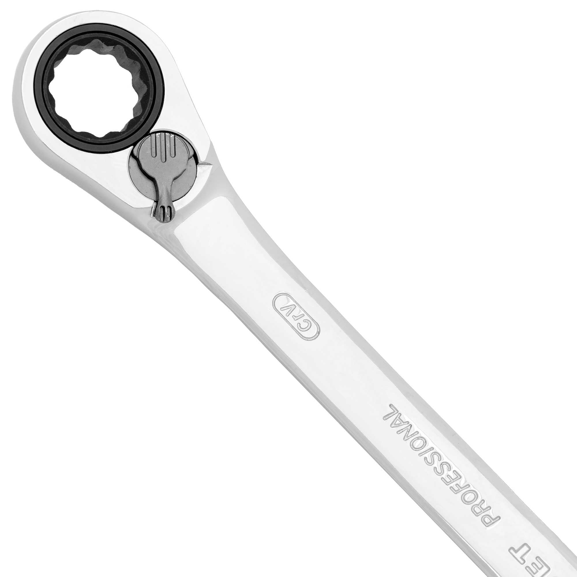 Juego de llaves combinadas de trinquete reversible SAE largas de 8 piezas Jet, 700321