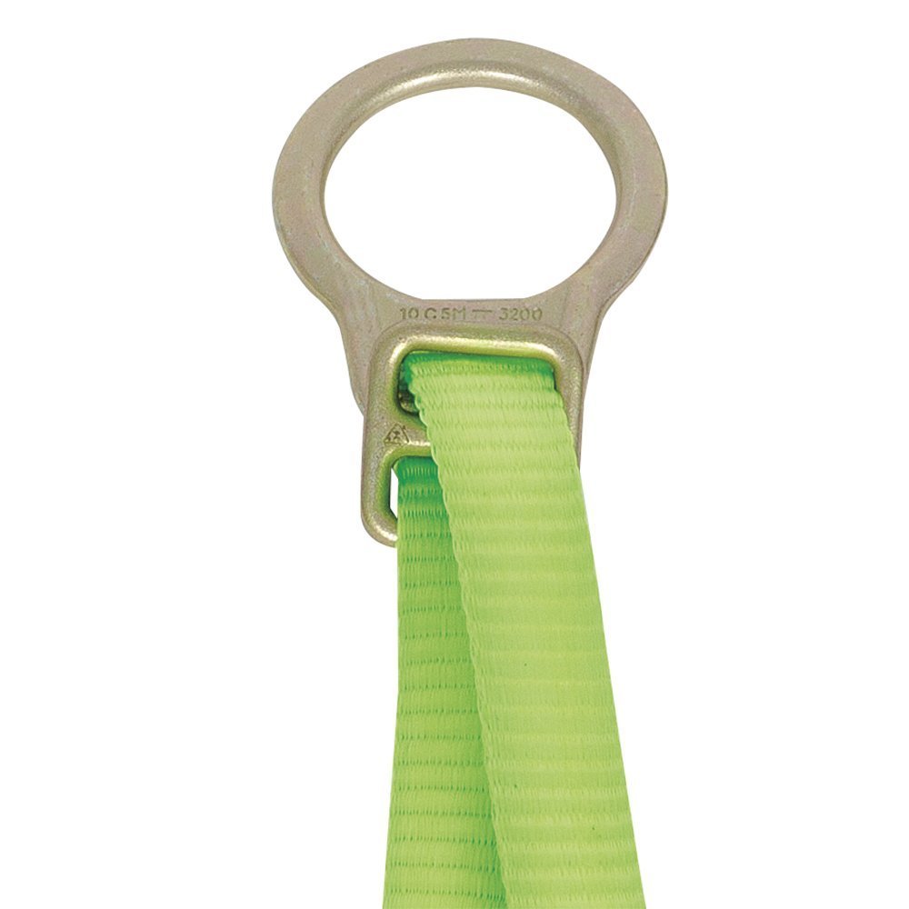 PeakWorks CSA 6' (1.8 m) Shock Pack - Snap Hook & Tie Back - Single Leg - E4 Shock Absorbing Fall Arrest Lanyard Connector, 1" Webbing, V8104156